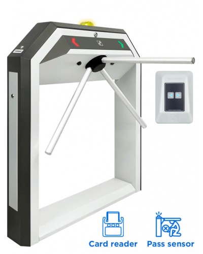CARDDEX Комплект тумбового турникета со встроенным картоприемником STR-03KEC в Калуге Турникеты Pintop.ru