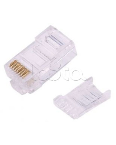 Штекер RJ45 (8P8C) CAT6 со вставкой LAZSO APJ15 в Калуге Коннекторы Pintop.ru