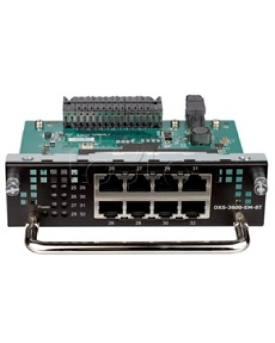 Модуль расширения с 8 портами D-Link DXS-3600-EM-8T/A1A в Калуге Дополнительное оборудование для сетей Pintop.ru