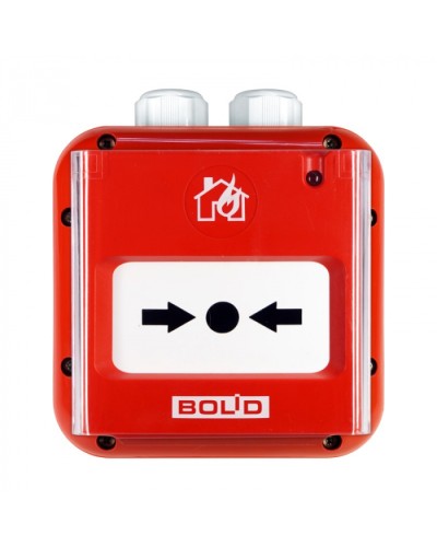 Извещатель пожарный ручной адресный Болид ИПР 513-3АМ исп.01 IP67 в Калуге Охранно-пожарное оборудование Pintop.ru