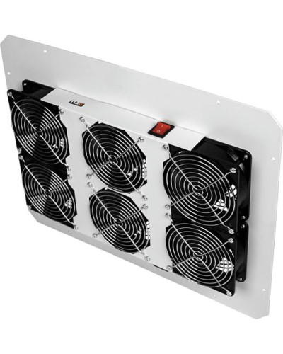 Панель вентиляционная с 6 вентиляторами TLK TLK-FAN6-GY в Калуге Вентиляторные модули Pintop.ru