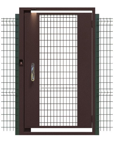 Калитка Стальная Наружная VIZIT-KСН-12-Пр в Калуге Калитки Pintop.ru