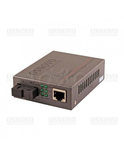 Медиаконвертер Gigabit Ethernet OSNOVO OMC-1000-11S5a в Калуге Медиаконвертеры Pintop.ru