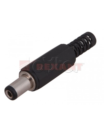 Разъем питания штекер 2.1х5.5x10 мм (50шт/уп) REXANT 14-0311 в Калуге Коннекторы Pintop.ru