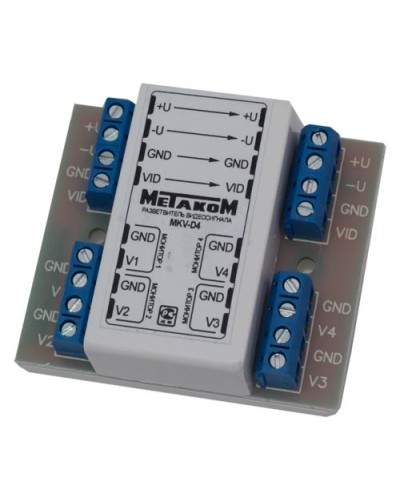 Разветвитель видеосигнала Метаком MKV-D4C в Калуге Блоки коммутации многоабонентные Pintop.ru