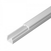 Кабель-канал белый 2-й замок в п/э 12х12 (242м/уп) Промрукав (PR.0325200)