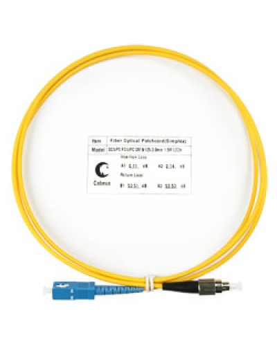 Шнур оптический simplex SC-FC 9/125 SM 1.5 м LSZH в Калуге Патч-корды оптические Pintop.ru