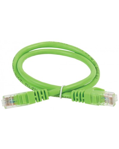 ITK Коммутационный шнур (патч-корд), кат.5Е UTP, 1,5м, зеленый (PC02-C5EU-1M5) в Калуге Патч-корды и пигтейлы Pintop.ru