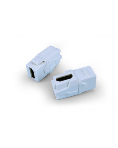 Вставка формата Keystone Jack Hyperline (KJ1-HDMI-AV18-WH) в Калуге Коннекторы Pintop.ru