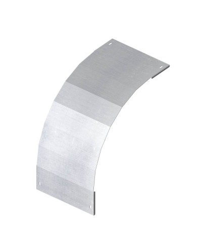 Крышка на угол вертикальный внешний 90 градусов, 100х600 R600, горячеоцинкованная DKC (LKO1660KHDZ) в Калуге Аксессуары для лотков Pintop.ru
