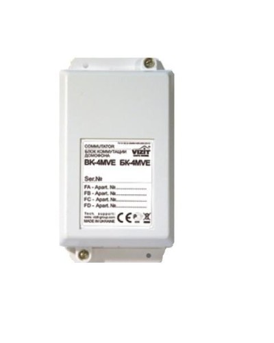 Блок коммутации домофонов Vizit БК-4MVE в Калуге Блоки управления многоабонентные Pintop.ru