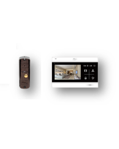 Комплект видеодомофона Fox FX-VD5SL-KIT АГАТ 5B КОМПЛЕКТ (FX-CP7) в Калуге Комплекты домофонов Pintop.ru