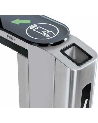 Передняя панель скоростного прохода PERCo-ST-01 со встроенным сканером штрихкода PERCo-FP01Q.1 в Калуге Ограждения Pintop.ru