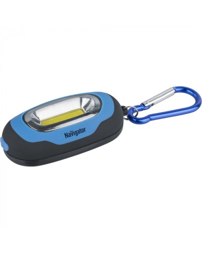 Фонарь Navigator 93 659 NPT-KC07-B-2CR2032 брелок пласт.1COB LED(1Вт) 3 реж.син в Калуге Дополнительное оборудование для СКУД Pintop.ru