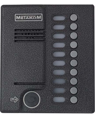 Блок вызова домофона Метаком MК10.2-RFEN в Калуге Вызывные аудиопанели малоабонентные Pintop.ru