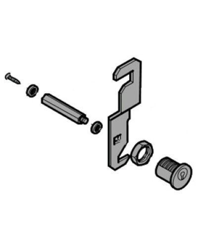 Замок дверцы G4040 Came 119RIG411 в Калуге Запчасти для шлагбаумов и автоматики Pintop.ru