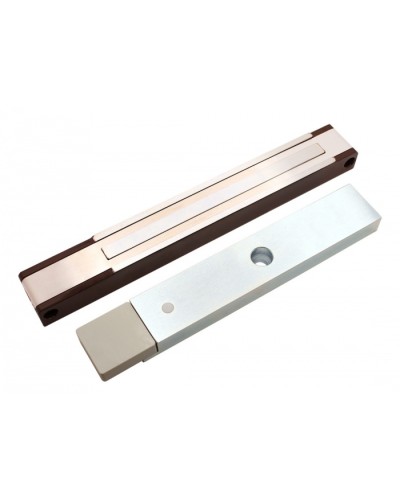 Электромагнитный замок с датчиком состояния двери ALeko ALM-200P (12В коричневый) в Калуге Электромагнитные замки Pintop.ru