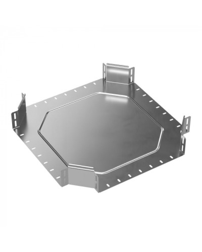 Ответвитель Х-образный Стандарт INOX (AISI 304) 400х100 Промрукав (PR16.3186) в Калуге Аксессуары для лотков Pintop.ru