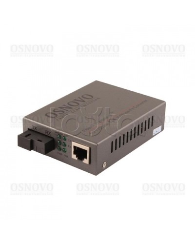 Медиаконвертер Fast Ethernet OSNOVO OMC-100-11S5a в Калуге Медиаконвертеры Pintop.ru