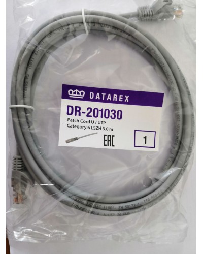 Шнур коммутационный категории 6 Datarex DR-201005 в Калуге Патчкорды (медные) Pintop.ru