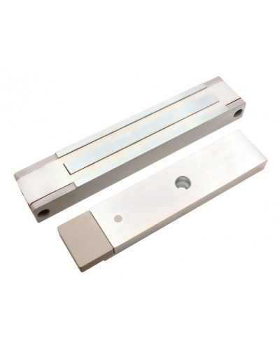 Электромагнитный замок с датчиком состояния двери ALeko ALM-400P (12В серый) в Калуге Электромагнитные замки Pintop.ru