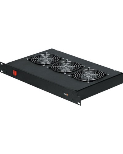 Панель вентиляционная с 3 вентиляторами TLK TLK-VP3/BK в Калуге Вентиляторные модули Pintop.ru