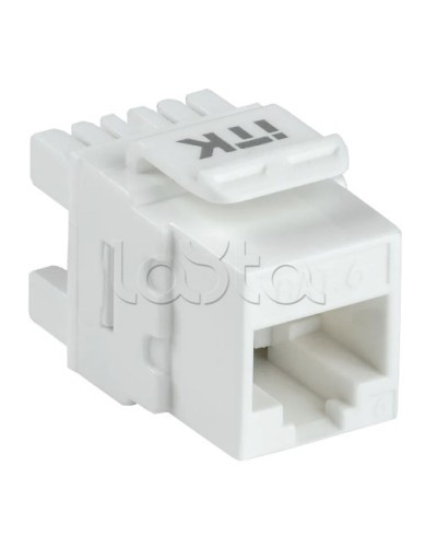 Модуль Keystone Jack кат. 6 UTP 110 IDC 180 град. ITK CS1-1C06U-12 в Калуге Модули Keystone Pintop.ru