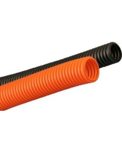 Труба гофрированная ПНД 16 мм без зонда тяжёлая цвет оранжевый DKC 70516 в Калуге Труба гофрированная Pintop.ru