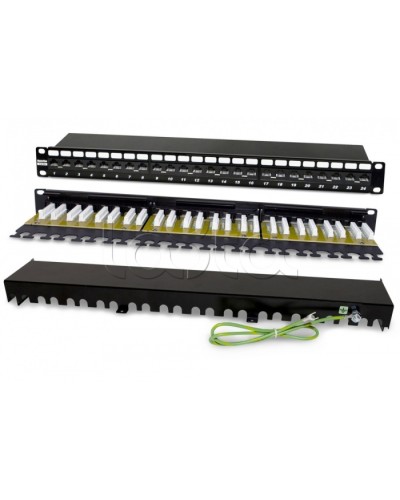 Патч-панель Hyperline PP2-19-24-8P8C-C6A-110D в Калуге Патч панель Pintop.ru