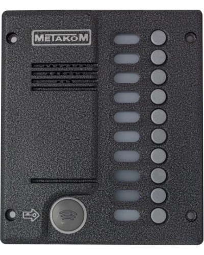 Блок вызова домофона Метаком MК10.2-MFEVN в Калуге Вызывные видеопанели малоабонентные Pintop.ru