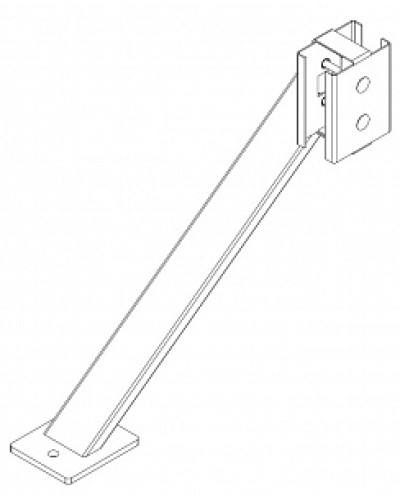 Упор PERCo-MB-16.9 в Калуге Дополнительное оборудование для СКУД Pintop.ru