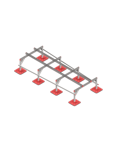 Опорная конструкция для установки оборудования TECHNORAPTOR FOOT 1200х3000 тип 3 HD КМ-профиль (KM-TR-F-SSEI-1200-3000-3 HD) в Калуге Системы видеонаблюдения Pintop.ru