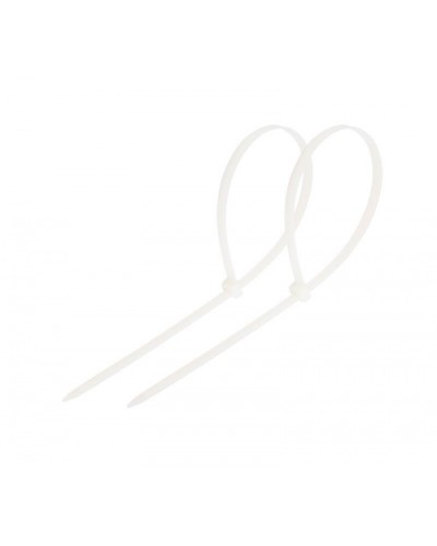 Стяжка нейлоновая неоткрывающаяся, безгалогенная (halogen free) 150x3.5мм, белая (100 шт) в Калуге Стяжки-хомуты Pintop.ru