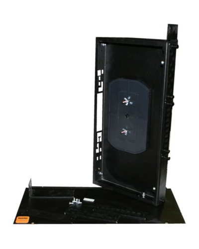 Hyperline FO-19R-3U-12xSLT-W140H42-96UN-BK Бокс оптический универсальный 19 в Калуге Кроссы оптические Pintop.ru