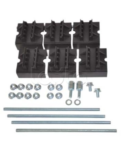 Набор шинодержателей толщина 10 мм, 3 полюса DKC (R5BSEV2/10T) в Калуге Держатели, клипсы, скобы Pintop.ru