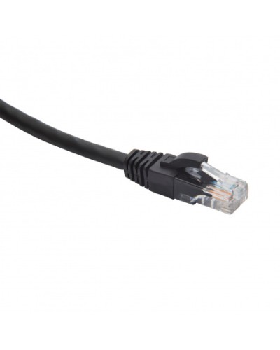 Шнур коммутационный U/UTP категория 5e LSZH нг(А)-HF 2,0 м, черный Datarex DR-181909 в Калуге Патчкорды (медные) Pintop.ru
