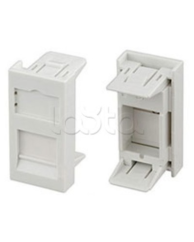 Вставка для 1 модуля формата Keystone Jack Hyperline SIP2-1K-M45-22.5 в Калуге Модули Keystone Pintop.ru