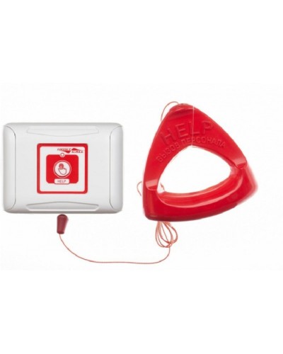 Влагозащищенная радиокнопка вызова со шнуром Hostcall MP-413W2 в Калуге Система оповещения и трансляции Hostcall Pintop.ru