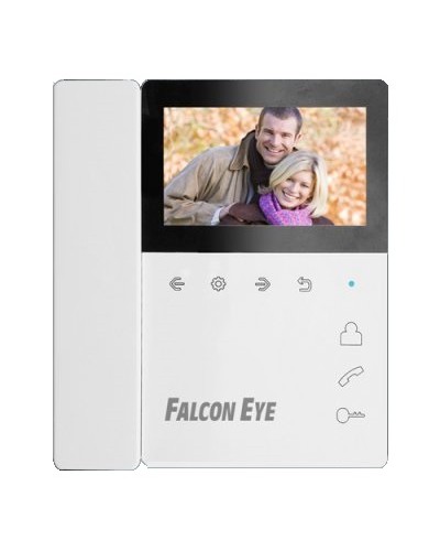 Монитор цветного видеодомофона с трубкой на магните Falcon Eye Lira в Калуге Вызывные видеопанели малоабонентные Pintop.ru