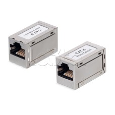 Проходной адаптер RJ45-RJ45 Cabeus (CA-8P8C-C6-SH)