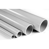 Труба гладкая ПВХ жесткая тяжелая диам 50, огнестойкость E60-E90, цвет серый (3м) Экопласт 31050-E90