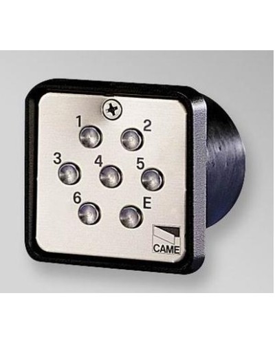 Клавиатура кодонаборная 7-кнопочная, встраиваемая Came 001S6000 в Калуге Запчасти для шлагбаумов и автоматики Pintop.ru