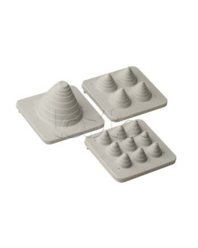 Ввод кабельныймембранный 4х21мм 4 отверстий диаметр 47мм (20 шт/уп) DKC R5MP01 в Калуге Аксессуары для стоек и шкафов Pintop.ru