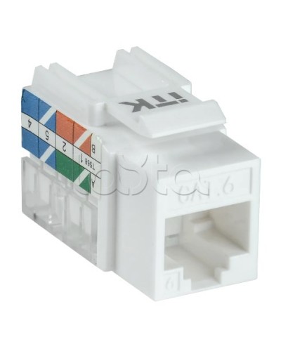 Модуль Keystone Jack кат. 6 UTP 110 IDC 90 град. ITK CS1-1C06U-11 в Калуге Модули Keystone Pintop.ru