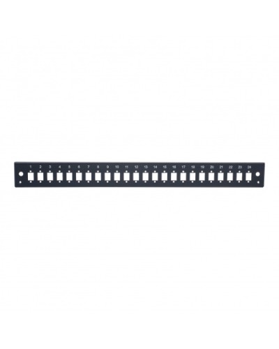 Панель лицевая для выдвижной оптич. полки, 24 SC Simplex/24 LC Duplex, черный Datarex DR-546045 в Калуге Патч-панели Pintop.ru
