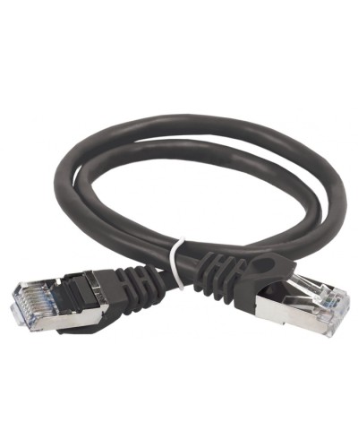 ITK Коммутационный шнур (патч-корд), кат.5Е FTP, 0,5м, черный (PC09-C5EF-05M) в Калуге Патч-корды и пигтейлы Pintop.ru