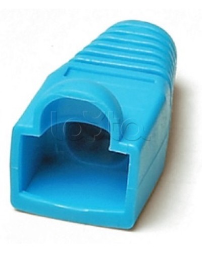 Колпачок изолирующий для разъемов RJ-45 Hyperline BOOT-BL-10 в Калуге Коннекторы Pintop.ru