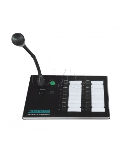 Консоль микрофонная DSPPA PAVA-8008 в Калуге Система оповещения и трансляции Dsppa Pintop.ru