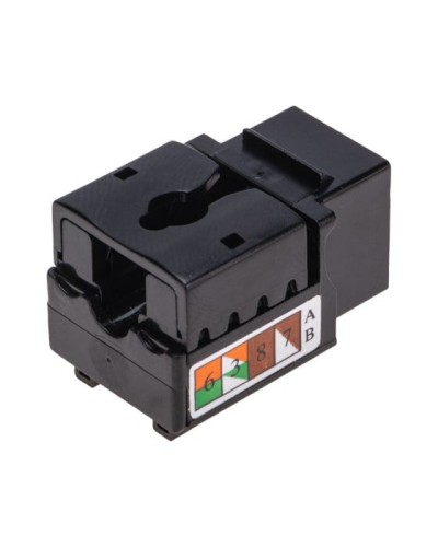 Модуль Keystone Jack RJ-45(8P8C), UTP неэкранированный, CAT 6, тип 90 градусов, черный REXANT PRO 02-0255 в Калуге Модули Keystone Pintop.ru
