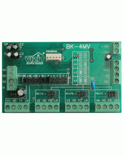 Плата печатнаяв сборе Vizit ЗИП БК-4МVE в Калуге Аксессуары для многоабонентных систем Pintop.ru